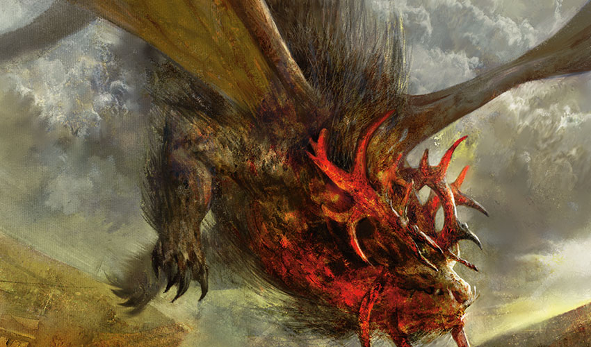 Dragão Perseguidor de Rebanhos | Arte de: Seb McKinnon